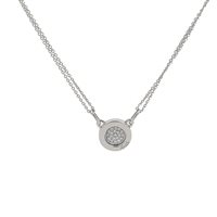 Collana Recarlo Donna in Oro bianco Diamante 0.18 Ct ZS 490/B - ZS 490/B